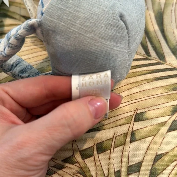 ZARA HOME BUNDLE OF 2 PLUSH STUFFED ANIMALS CAT AND BEAR - Picture 7 of 7